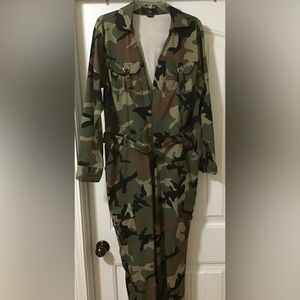 Camouflage jumpsuit